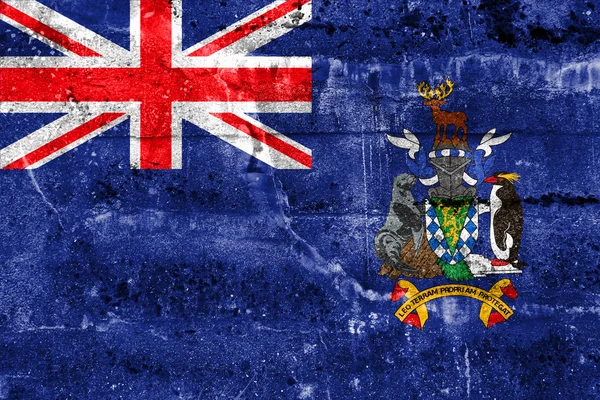 Bandeira da Geórgia do Sul e das Ilhas Sandwich do Sul — Fotografia de Stock