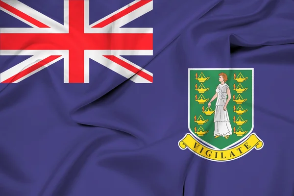 Drapeau agitant des îles Vierges britanniques — Photo