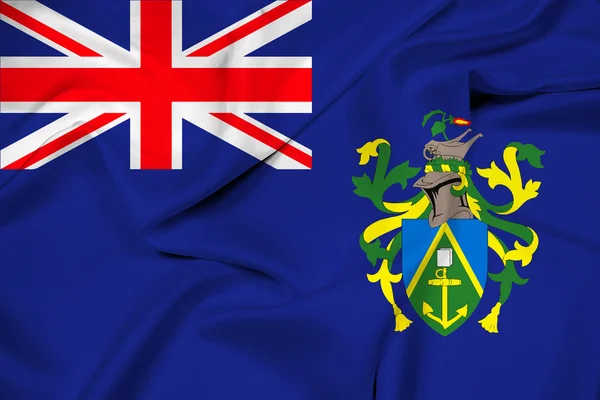 Flagge von Pitcairn-Inseln schwenken — Stockfoto