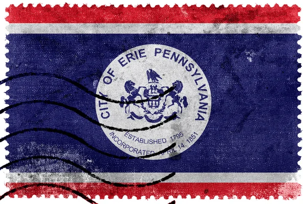 Erie, Pennsylvania, eski posta pulu bayrağı — Stok fotoğraf