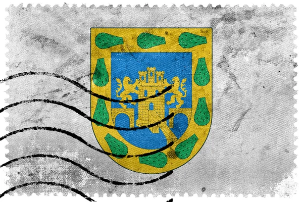 Vlag van Mexico-stad, oude postzegel — Stockfoto