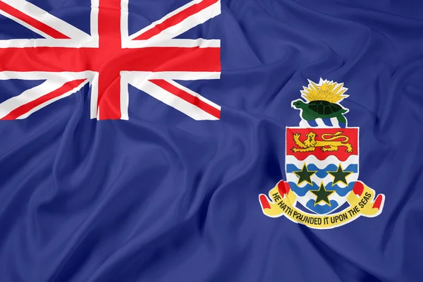 Wapperende vlag van Caymaneilanden — Stockfoto