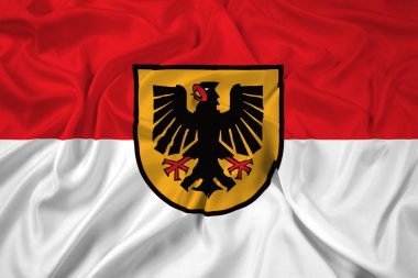 Dortmund bayrağı sallayarak