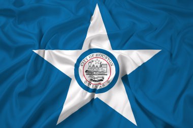 Houston, Texas bayrağı sallayarak