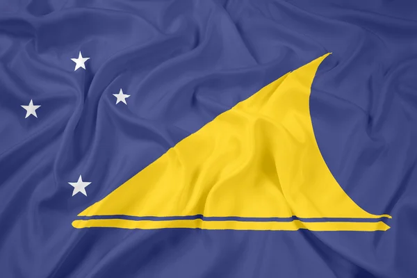 Bandeira ondulante de Tokelau — Fotografia de Stock