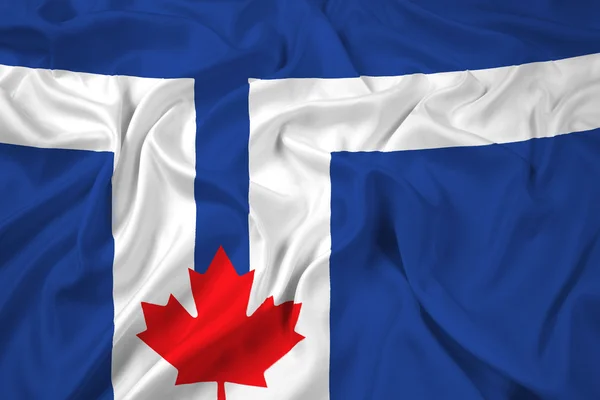 Κουνώντας τη σημαία του Τορόντο — Φωτογραφία Αρχείου
