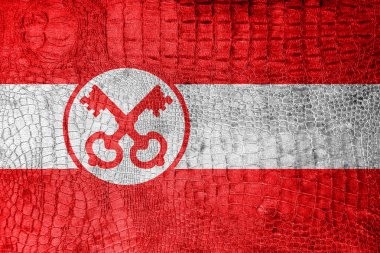 Leiden, bayrağı bir lüks, şık tuval üzerine