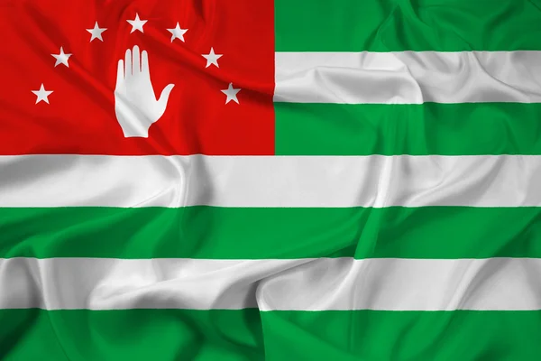 Waving Flag of Abkhazia — Stock Photo, Image