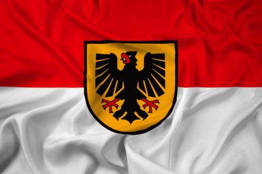 Dortmund bayrağı sallayarak