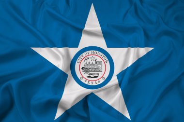 Houston, Texas bayrağı sallayarak