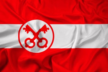 Leiden bayrağı sallayarak