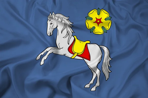 Флаг Остравы — стоковое фото