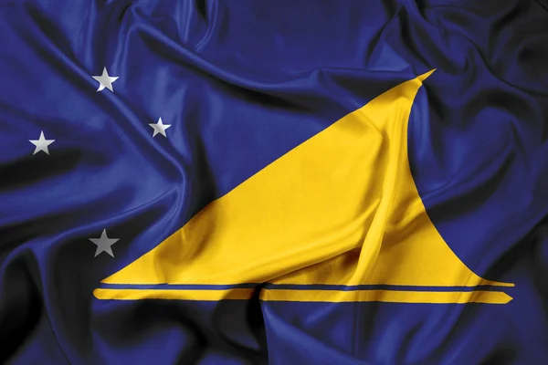 Bandeira ondulante de Tokelau — Fotografia de Stock