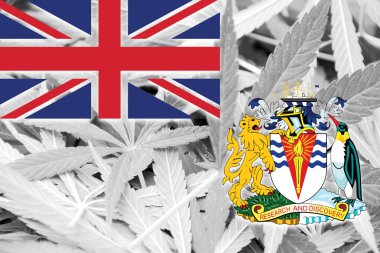 Britanya Antarktika Bölgesi, esrar arka plan bayrağı