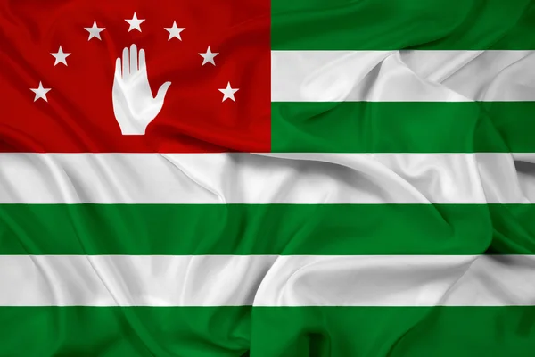 Waving Flag of Abkhazia — Stock Photo, Image