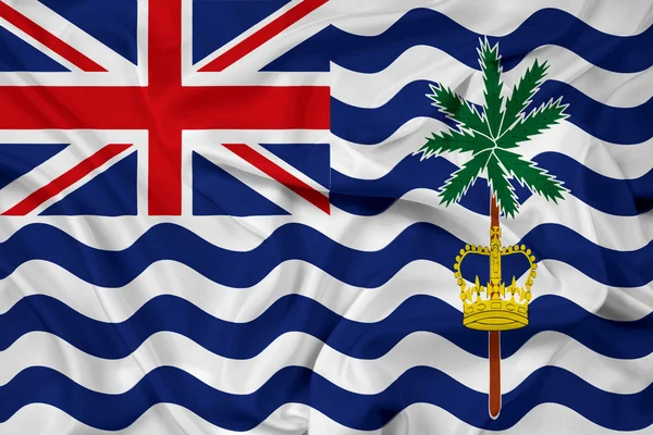 Флаг Британской территории в Индийском океане — стоковое фото