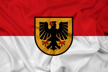 Dortmund bayrağı sallayarak