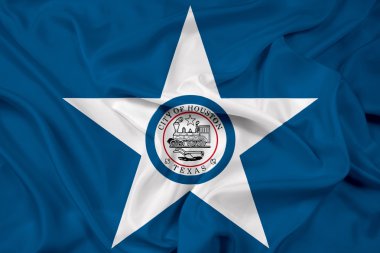 Houston, Texas bayrağı sallayarak