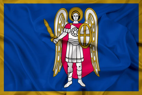 Bandera ondeante de Kiev — Foto de Stock