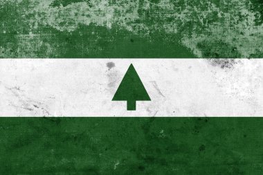 Vintage ve eski bir görünüm ile Greenbelt Maryland, ABD bayrağı