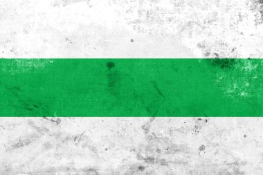 Groningen, Hollanda, bayrağı vintage ve eski bir görünüm ile