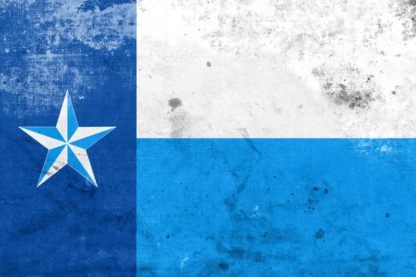 Flagga Dallas County, Texas, Usa, med en vintage och gamla look — Stockfoto