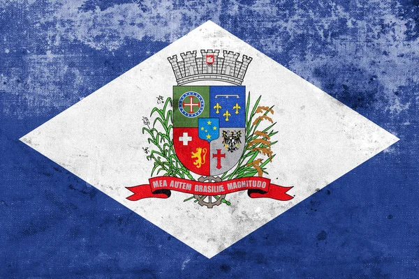 Flagge von Joinville, Bundesstaat Santa Catarina, Brasilien — Stockfoto