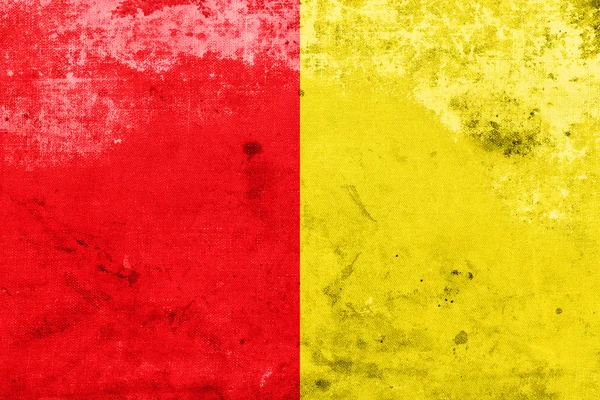 Bandeira de Liege, Bélgica, com um visual vintage e antigo — Fotografia de Stock