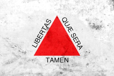 Minas Gerais eyalet, Brezilya, bayrağı vintage ve eski bir görünüm ile