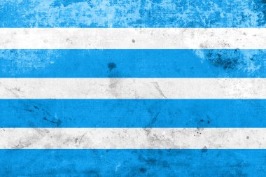 Çoğu şehir, Çekya, bayrağı bir vintage ve eski bakmak ile