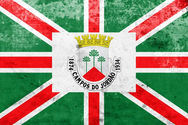 Bandeira de Municipio de Campos do Jordao, São Paulo, Brasil — Fotografia de Stock