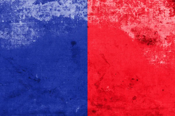 Bandera de Paris, Francia, con un aspecto vintage y antiguo — Foto de Stock