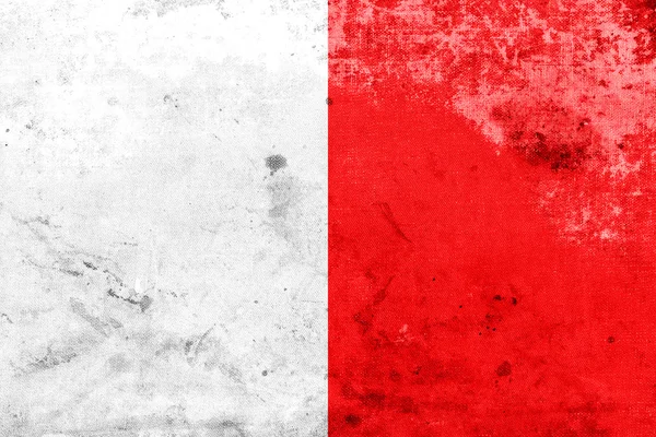 Σημαία του Μπάρι της Ιταλίας, με μια ματιά της εκλεκτής ποιότητας και παλιά — Φωτογραφία Αρχείου