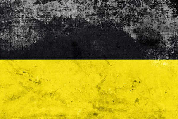 Bandera de Baden-Wurttemberg, Alemania, con un aspecto vintage y antiguo — Foto de Stock