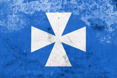 Rzeszow, Polonya, bayrağı vintage ve eski bir görünüm ile