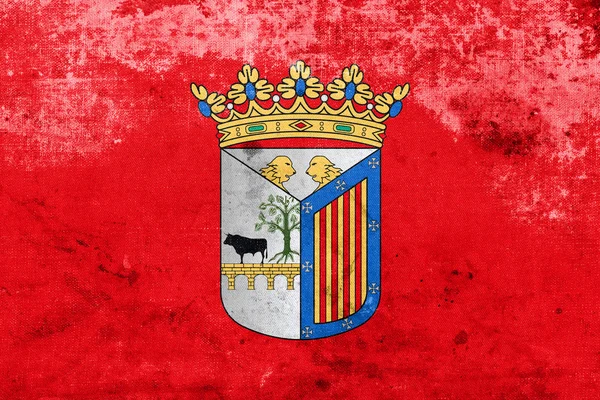 Bandera de Salamanca, España, con un look vintage y antiguo —  Fotos de Stock