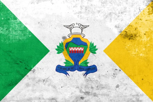 Bandera de Santa Leopoldina, Estado de Espirito Santo, Brasil — Foto de Stock