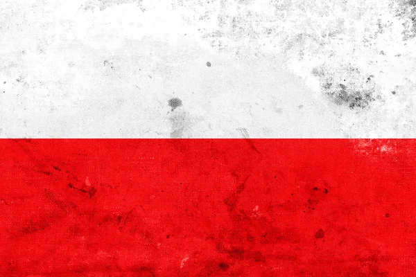 Flaggan av Thüringen, Tyskland, med en vintage och gamla utseende — Stockfoto