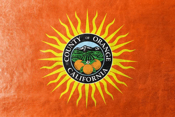 Флаг округа Ориндж, Калифорния, США — стоковое фото