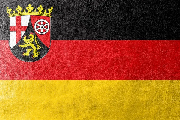 Flagga Rheinland-Pfalz, Tyskland — Stockfoto