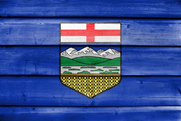 Flaggan i provinsen Alberta i Kanada — Stockfoto