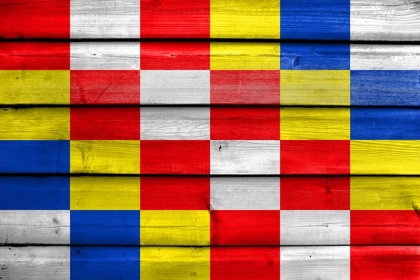 Flag of Antwerp Province, Belgium — Stock Photo, Image