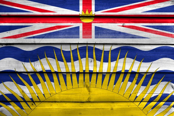 Flag of British Columbia Province, Canada — Stock Photo, Image