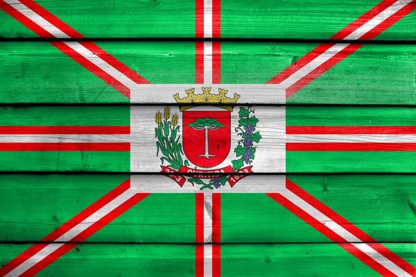 Bandeira de Curitiba, Paraná, Brasil — Fotografia de Stock
