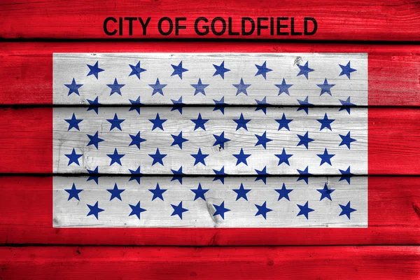 Flagga Goldfield, Colorado, Usa — Stockfoto