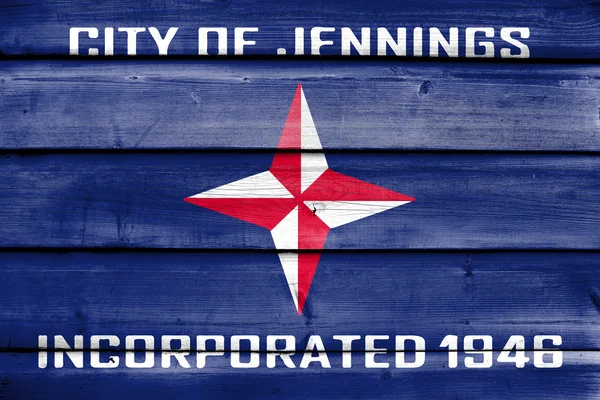 Флаг Дженнингса, Миссури, США — стоковое фото