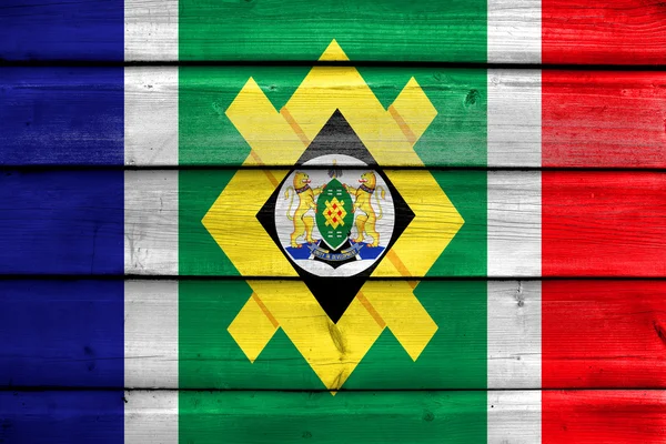 Vlajka johannesburg, Jižní Afrika — Stock fotografie