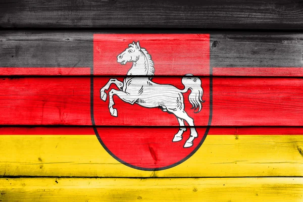 Bandera de Baja Sajonia, Alemania — Foto de Stock