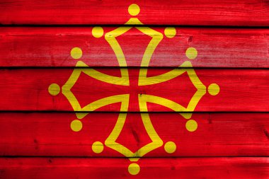 Midi Pyrenees bölge, Fransa bayrağı