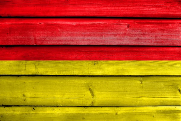 Bandeira de Paderborn, Alemanha, pintada sobre fundo velho prancha de madeira — Fotografia de Stock